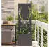 vidaXL Garten Sichtschutz-Leinwand Tiermuster Schwarz 50 x 140 cm (876483)