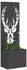 vidaXL Garten Sichtschutz-Leinwand Tiermuster Schwarz 50 x 140 cm (876483)
