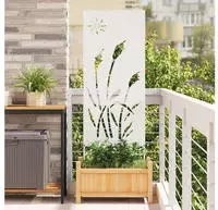 vidaXL Garten Sichtschutz-Leinwand Wei&szlig; 50 x 140 cm