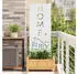 vidaXL Garten Sichtschutz-Leinwand Weiß 50 x 140 cm (876337)
