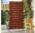 vidaXL Sichtschutz Grau 100 x 50 x 180 cm Wetterfeststahl (868569)