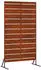 vidaXL Sichtschutz Grau 100 x 50 x 180 cm Wetterfeststahl (868569)