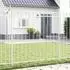 vidaXL Zaunelement Assen Weiß 170 x 170 cm Stahl (42003924)