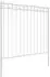 vidaXL Zaunelement Assen Weiß 170 x 170 cm Stahl (42003924)