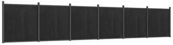 vidaXL Zaunelement Grau 1045x186 cm WPC (3282794)