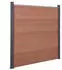vidaXL Zaunelement-Set Braun 872x186 cm WPC (3211834)