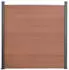 vidaXL Zaunelement-Set Braun 872x186 cm WPC (3211834)