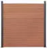 vidaXL Zaunelement-Set Braun 872x186 cm WPC (3211834)