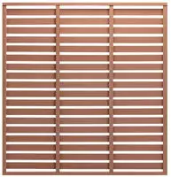 vidaXL Zaunplatte WPC 180x180 cm Braun