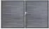GroJa Solid Rhombus Doppeltor BPC 300x180cm Steingrau Co-extrudiert, DIN Rechts (DB703)