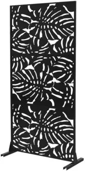 ML-Design Roma Metall-Sichtschutz 3 Paneele, 90x180cm, Stahl, wetterfest