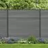 Elephant Cora Line 557 x 180 cm Schrauben Grau/ Anthrazit