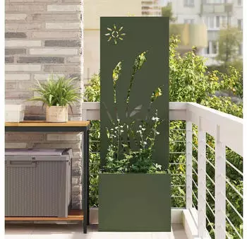 vidaXL Garten Sichtschutz-Leinwand Olivgr&uuml;n 50 x 140 cm (876430)