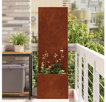 vidaXL Garten Sichtschutz-Leinwand Rostig 50 x 32 x 150 cm (876447)