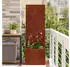 vidaXL Garten Sichtschutz-Leinwand Rostig 50 x 32 x 150 cm (876447)