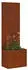 vidaXL Garten Sichtschutz-Leinwand Rostig 50 x 32 x 150 cm (876447)