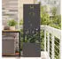 vidaXL Garten Sichtschutz-Leinwand Schwarz 50 x 140 cm (876490)