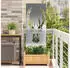 vidaXL Garten Sichtschutz-Leinwand Silber 50 x 140 cm Edelstahl (876333)