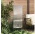 vidaXL Garten Sichtschutz-Leinwand Silber 50 x 140 cm Verzinkter Stahl (876341)