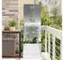vidaXL Garten Sichtschutz-Leinwand Silber 50 x 140 cm Verzinkter Stahl (876495)