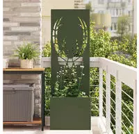 vidaXL Garten Sichtschutz-Leinwand Tiermuster Olivgr&uuml;n 50 x 150 cm