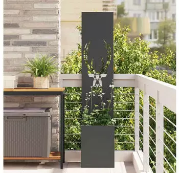 vidaXL Garten Sichtschutz-Leinwand Tiermuster Schwarz 32 x 32 x 150 cm (876413)