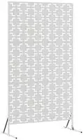 vidaXL Sichtschutz Grau 100 x 50 x 180 cm Stahl