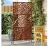 vidaXL Sichtschutz Grau 100 x 50 x 180 cm Wetterfeststahl (868562)
