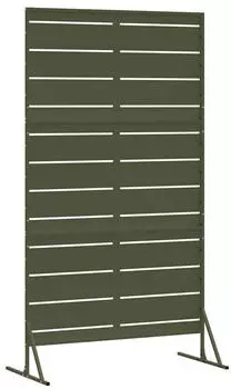 vidaXL Sichtschutz Oliv 100 x 50 x 180 cm Stahl (868566)