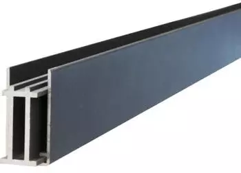 T&J Ecosteck-Set Senkrechtmontage Aluminium Anthrazit 175x5cm