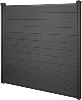 Mendler Sarthe WPC-Sichtschutz Basiselement 1,95m Anthrazit