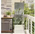 vidaXL Garten Sichtschutz-Leinwand Silber 50 x 140 cm Verzinkter Stahl (876432)