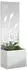 vidaXL Garten Sichtschutz-Leinwand Silber 50 x 140 cm Verzinkter Stahl (876432)