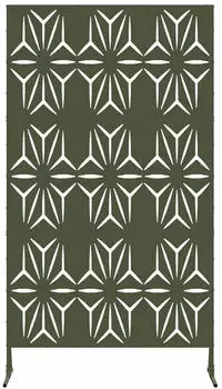 vidaXL Sichtschutz Oliv 100 x 50 x 180 cm Stahl (868587)