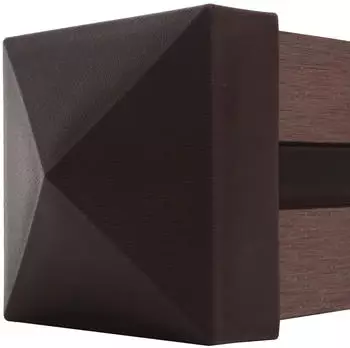 MCW Savoie WPC-Zaunpfosten Stecksystem 98cm Braun (73140)