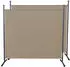 QUICK STAR Paravent 2er-Set 180x178cm, Stoff, beige, Innen & Außen (47862)