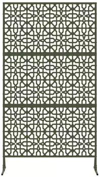 vidaXL Sichtschutz Oliv 100 x 50 x 180 cm Stahl (868573)