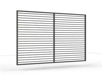Siena Garden Schattenmanufaktur Pergola Sichtblende Aluminium 300x210cm Anthrazit