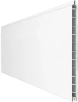 GroJa BasicLine Premium Einzelprofil PVC Sichtschutzzaun Wei&szlig; 180x28,4cm (210715400100122)