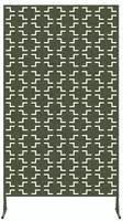 vidaXL Sichtschutz Oliv 100 x 50 x 180 cm Stahl