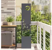 vidaXL Garten Sichtschutz-Leinwand Anthrazit 32 x 32 x 150 cm