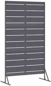vidaXL Sichtschutz Anthrazit 100 x 50 x 180 cm Stahl (868565)