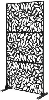 ML-Design Firenze 90x180 cm Stahl Schwarz