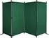QUICK STAR Paravent 4-teilig 165x220cm, Stoff, grün, faltbar (47753)