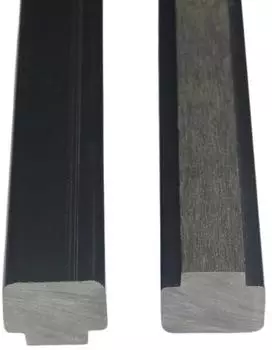 Home Deluxe CALLANUT Nutleiste f&uuml;r WPC Sichtschutzzaun Callado, 92x3x2,2cm, 10er-Set (51133_IT)