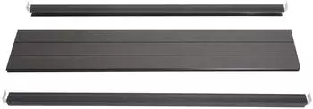 MCW Savoie Abschluss-Set WPC-Sichtschutz, Pfosten 90cm, anthrazit (73076)