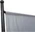 QUICK STAR Paravent Outdoor Wetterfest Metall Weiß 78x180cm (47749)