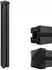 MCW Savoie-WPC Zaunpfosten Stecksystem 98cm, anthrazit (73141)