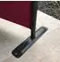 QUICK STAR Paravent 4-teilig 165x220cm, Stoff, rubinrot, 2er-Set (47828)
