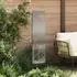 vidaXL Garten Sichtschutz-Leinwand silber 32x140cm verzinkter Stahl (876250)